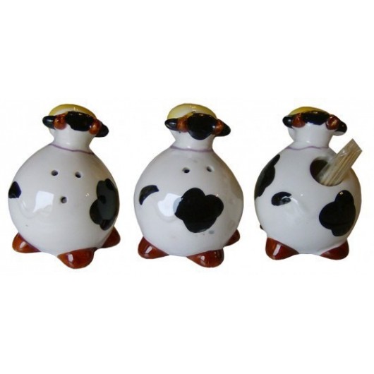 SET SEL/POIVRE/CURES DENTS VACHE BERENICE