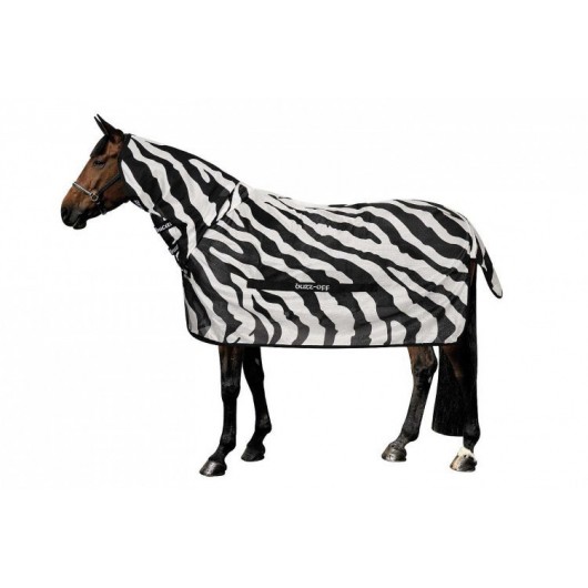 Chemise anti-mouches cheval avec couvre-cou Buzz-off Zebra Bucas