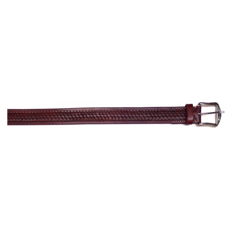 CEINTURE WESTERN A/B CHESNUT DECO BASKET BL07