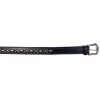 CEINTURE WESTERN A/B ESPAGNOL NOIR/BLANC BL10