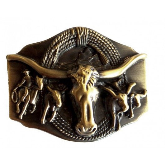 BOUCLE DE CEINTURE WESTERN  QE