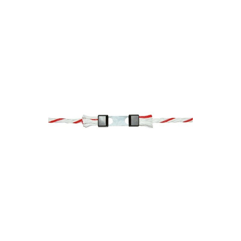 CONNECTEUR LITZCLIP POUR CORDELETTE 6  mm ( inox ) ( par 5 )