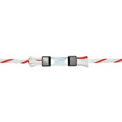 CONNECTEUR LITZCLIP POUR CORDELETTE 6  mm ( inox ) ( par 5 )