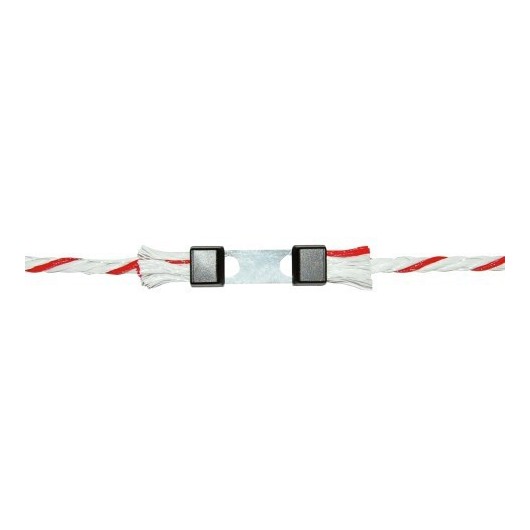 CONNECTEUR LITZCLIP POUR CORDELETTE 6  mm ( inox ) ( par 5 )