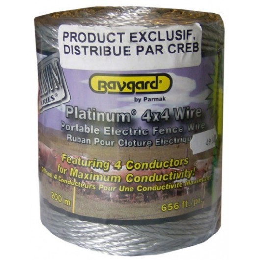 CORDELETTE PLATINUIM 4 mm/200 m ALUMINUIM garantie 7 ans GL LGE FdC CORDELETTE PLATINUIM 4 mm/200 m ALUMINUIM garantie 7 ans GL LGE FdC