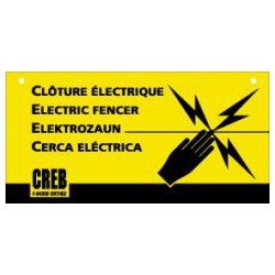 PANNEAU CLOTURE ELECTRIQUE  L'UNITE LGE