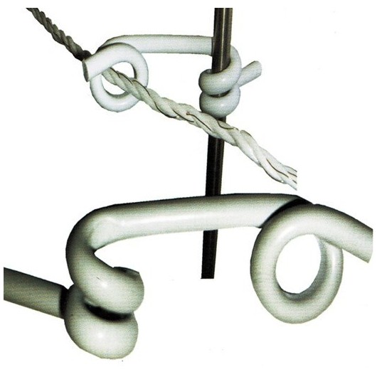 ISOLATEURS FIL/CORDE QUEUE DE COCHON 12 MM ( X50 ) LGE ISOLATEURS FIL/CORDE QUEUE DE COCHON 12 MM ( X50 ) LGE
