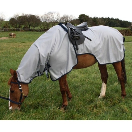 Couvre-reins anti-mouches anti-UV cheval Buzz-off Riding Bucas