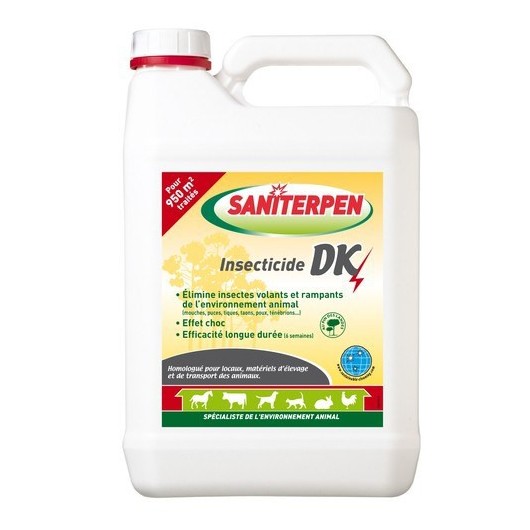 SANITERPEN INSECTICIDE DK 5 LITRES (à diluer)