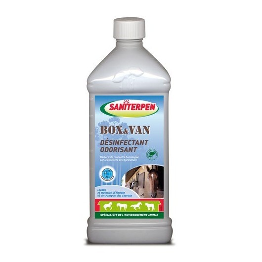 SANITERPEN BOX ET VAN DESINFECTANT 1 LITRE (à diluer) SANITERPEN BOX ET VAN DESINFECTANT 1 LITRE (à diluer)