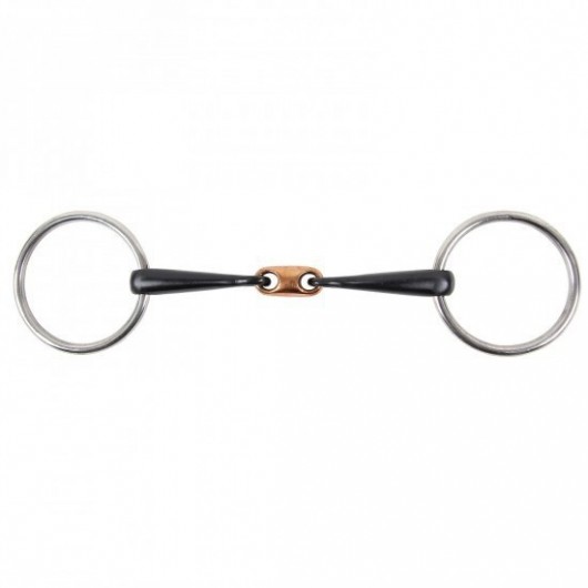 MORS WESTERN 2A/DBLE BRISURE   "BLACK SNAFFLE BIT" WALDHAUSEN