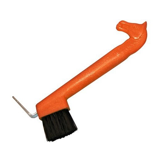 Cure-pied brosse tête de cheval Equestra