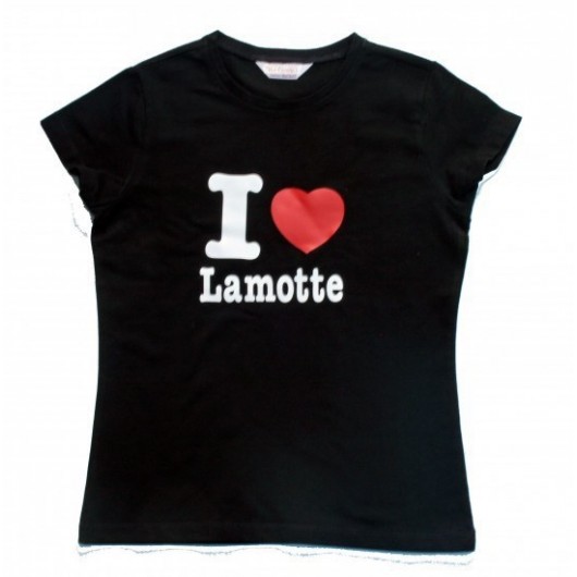 T-shirt cintré enfant "I Love Lamotte "