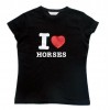 T-SHIRT CINTRE ENFANT  "I LOVE HORSES " coton/elastane BRIMAN