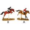 STATUE CHEVAL SAUTANT CSO  (résine 15 X 16 cms)