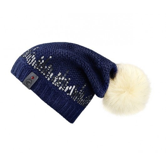 Bonnet pompon et sequins Fendy Cavallo Bonnet pompon et sequins Fendy Cavallo