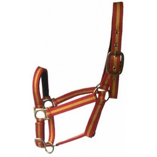 Licol nylon doublé cuir Cavalhorse Licol nylon doublé cuir Cavalhorse
