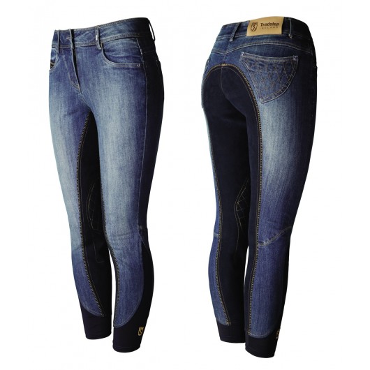 Denim Pantalon Jeans Grip Fond Équitation Femme pqMzUGLSV