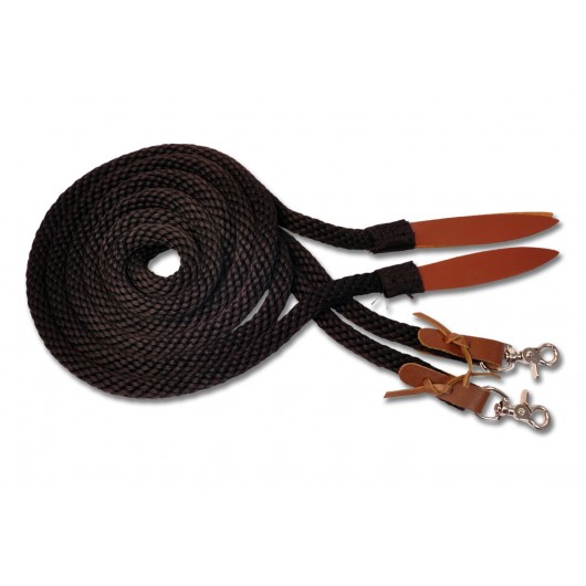 Corde Tonneau Cheval 8 Pieds Rênes Western En Nylon Tressé