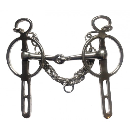 Mors d'attelage Liverpool brisé inox Cavalhorse Mors d'attelage Liverpool brisé inox Cavalhorse