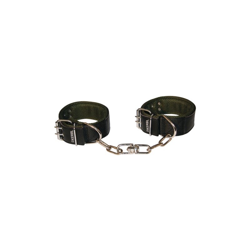 Entraves cuir matelassé