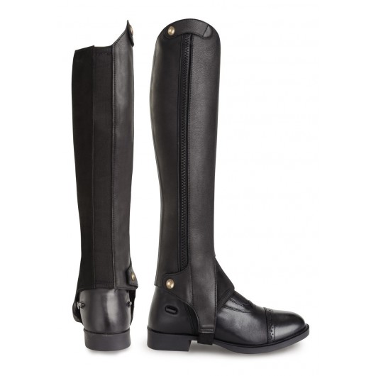 Mini-chaps cuir de vachette zip côté Liberty Tredstep Mini-chaps cuir de vachette zip côté Liberty Tredstep
