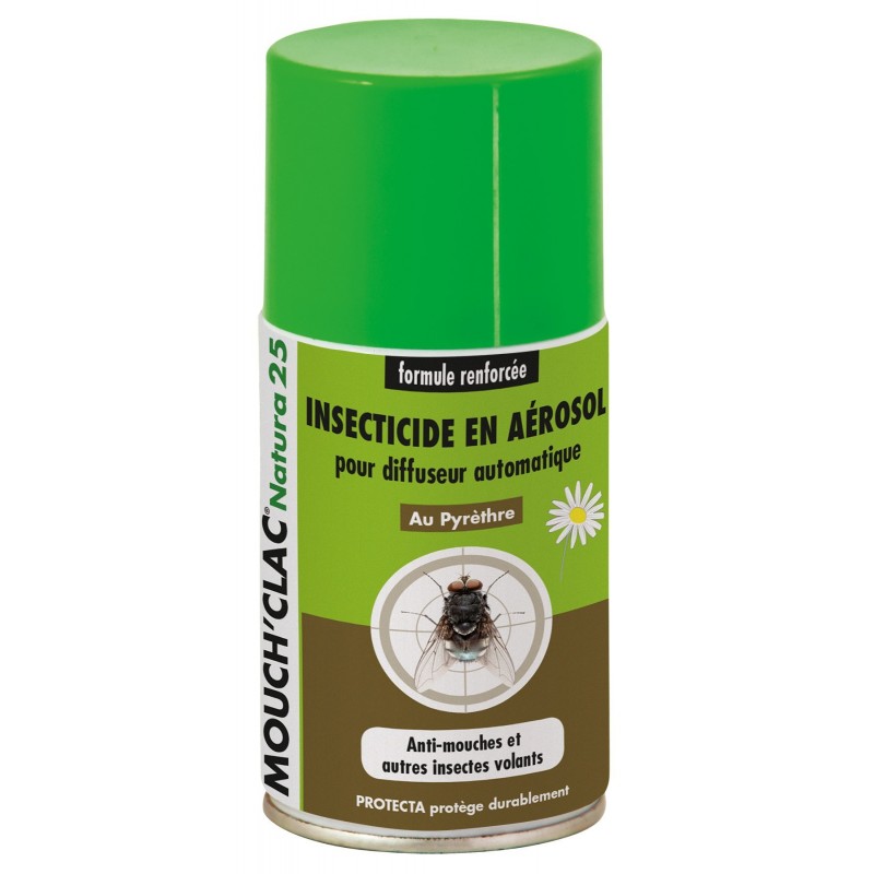 Recharge Diffuseur Insecticide naturel Mouch'Clac Natura 25 Protecta