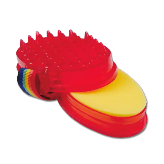 Étrille à Ressort Amesbichler AMKA - Acier Inoxydable, 6 Positions | Pour Chevaux, Toilettage