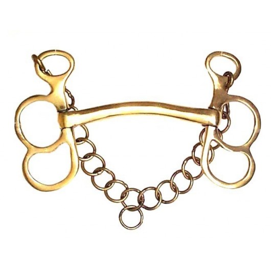 Mors coup de poing laiton Cavalhorse Mors coup de poing laiton Cavalhorse