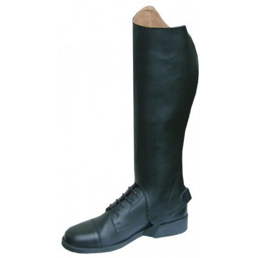 Mini-chaps cuir lisse Caraman Cavalhorse