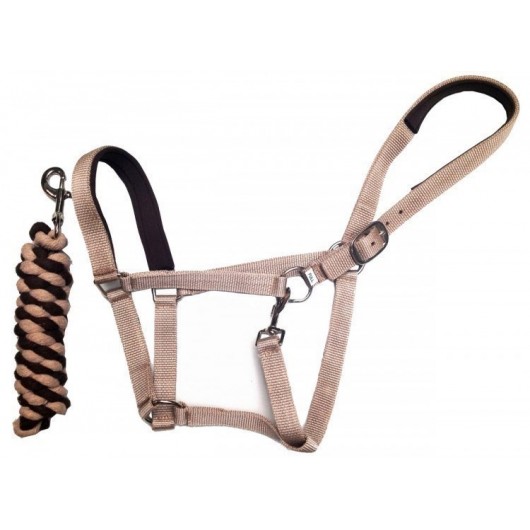 Licol nylon avec longe Waldhausen Licol nylon avec longe Waldhausen