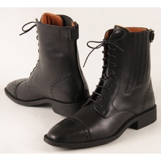 Boots équitation à lacets cuir lisse Monte Carlo ELT Paris Boots équitation à lacets cuir lisse Monte Carlo ELT Paris