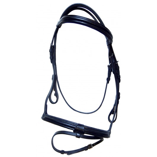 Bridon cuir muserolle combinée Cavalhorse Bridon cuir muserolle combinée Cavalhorse