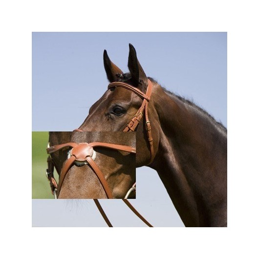 BRIDON " ARLENE " KIEFFER (bouc/jaun-ren/sang/mus/crois-fil/blanc)