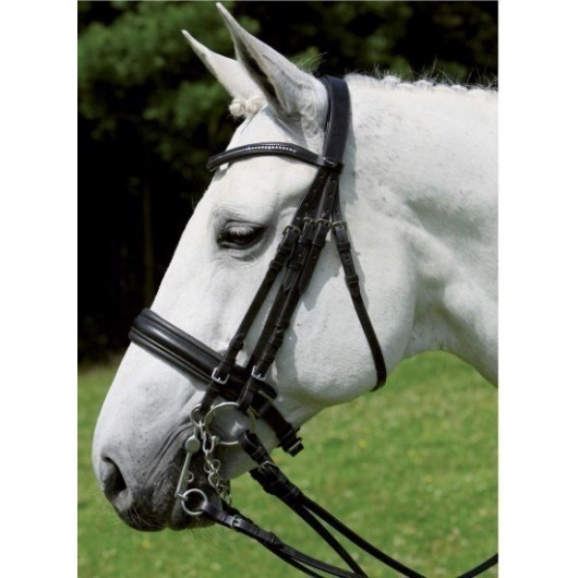 Bride muserolle pull back X-Line Jerez Waldhausen