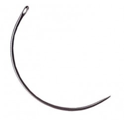 Aiguille courbe cuir