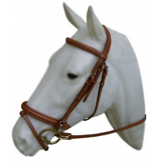 Bridon cuir muserolle combinée avec mousquetons Cavalhorse Bridon cuir muserolle combinée avec mousquetons Cavalhorse