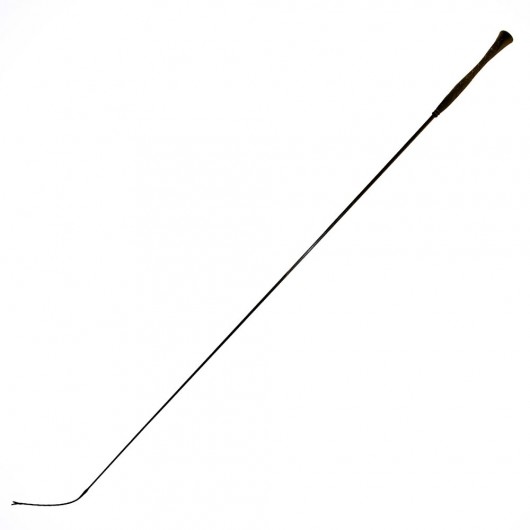 Cravache stick de dressage bout mouche Carbon Hexa