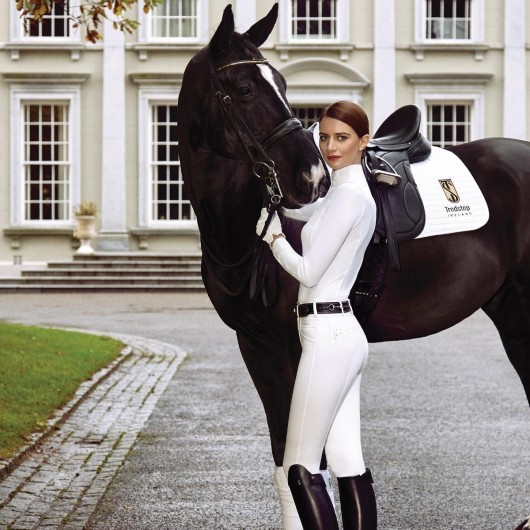 Pantalon équitation avec fond Femme Solo Volte Tredstep