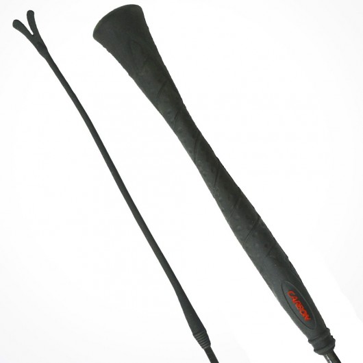 Cravache stick de dressage bout mouche Carbon Hexa Cravache stick de dressage bout mouche Carbon Hexa