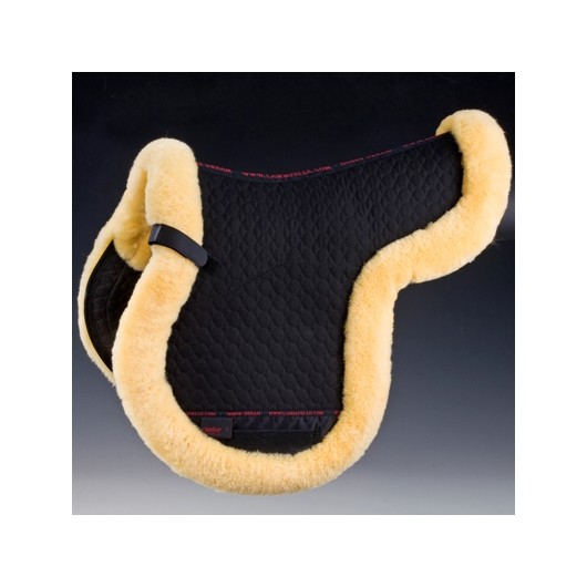 Tapis forme de selle mouton véritable Champ complet Christ