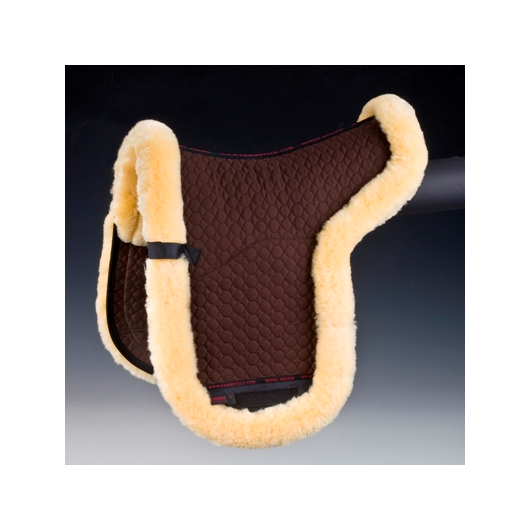 Tapis forme de selle mouton véritable Champ complet Christ