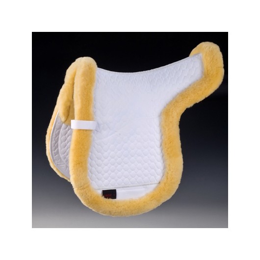 Tapis forme de selle mouton véritable Champ complet Christ