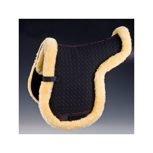 Tapis forme de selle mouton véritable Champ complet Christ