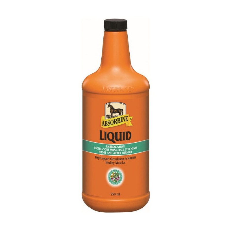 Décontractant musculaire 473 ml Liquid Veterinary Liniment Absorbine