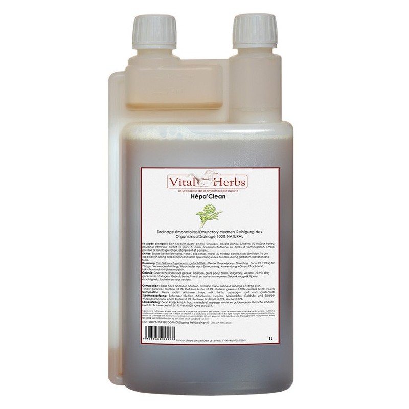 Solution drainante 1 L Hepa'Clean Vital Herbs