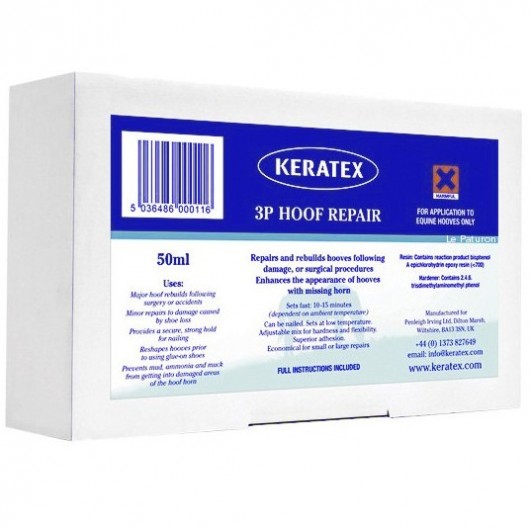 Kit réparation sabot 50 ml Hoof Repair Keratex