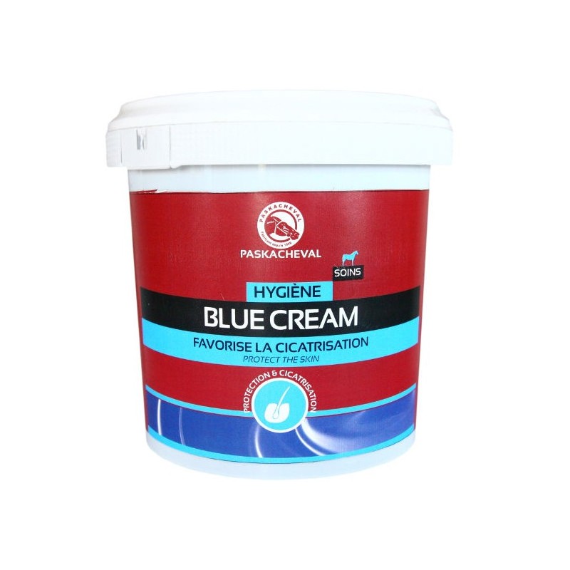 Crème hygiène de la peau cheval 1 L Blue Cream Paskacheval
