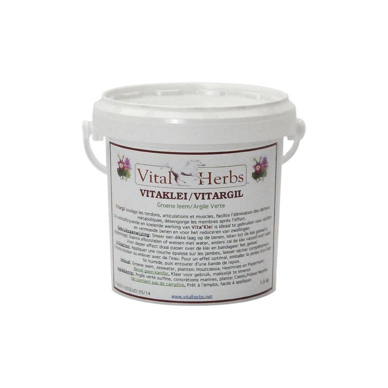 Argile verte tendons 1.5 kg Vitargil Vital Herbs