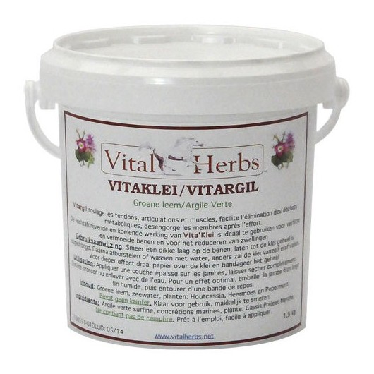 Argile verte tendons 1.5 kg Vitargil Vital Herbs